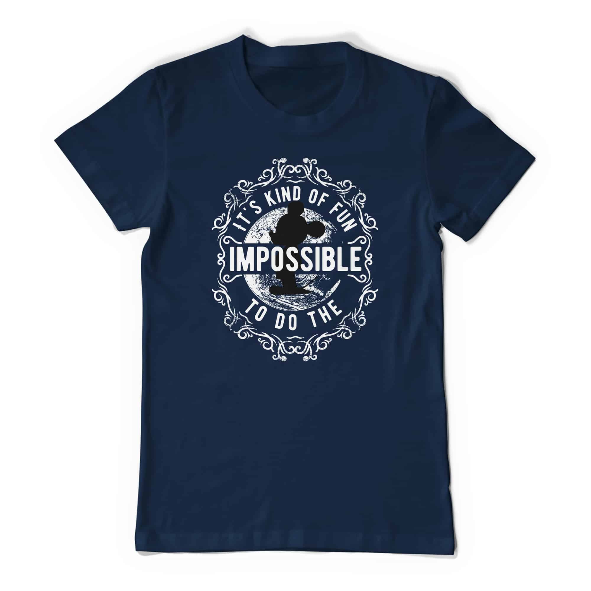 Fascinerend terugvallen Vergelding It's Kind Of Fun To Do The Impossible Tee Shirt Walt Disney Inspirational  Quote T-Shirt - Enchanted By Design