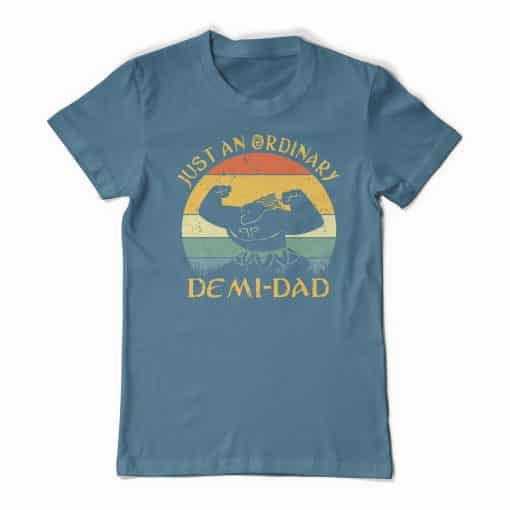 Maui Demigod Dad Tee Shirt Indigo