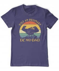 Moana Inspired Maui Just An Ordinary Demi Dad Purple Tee Shirt