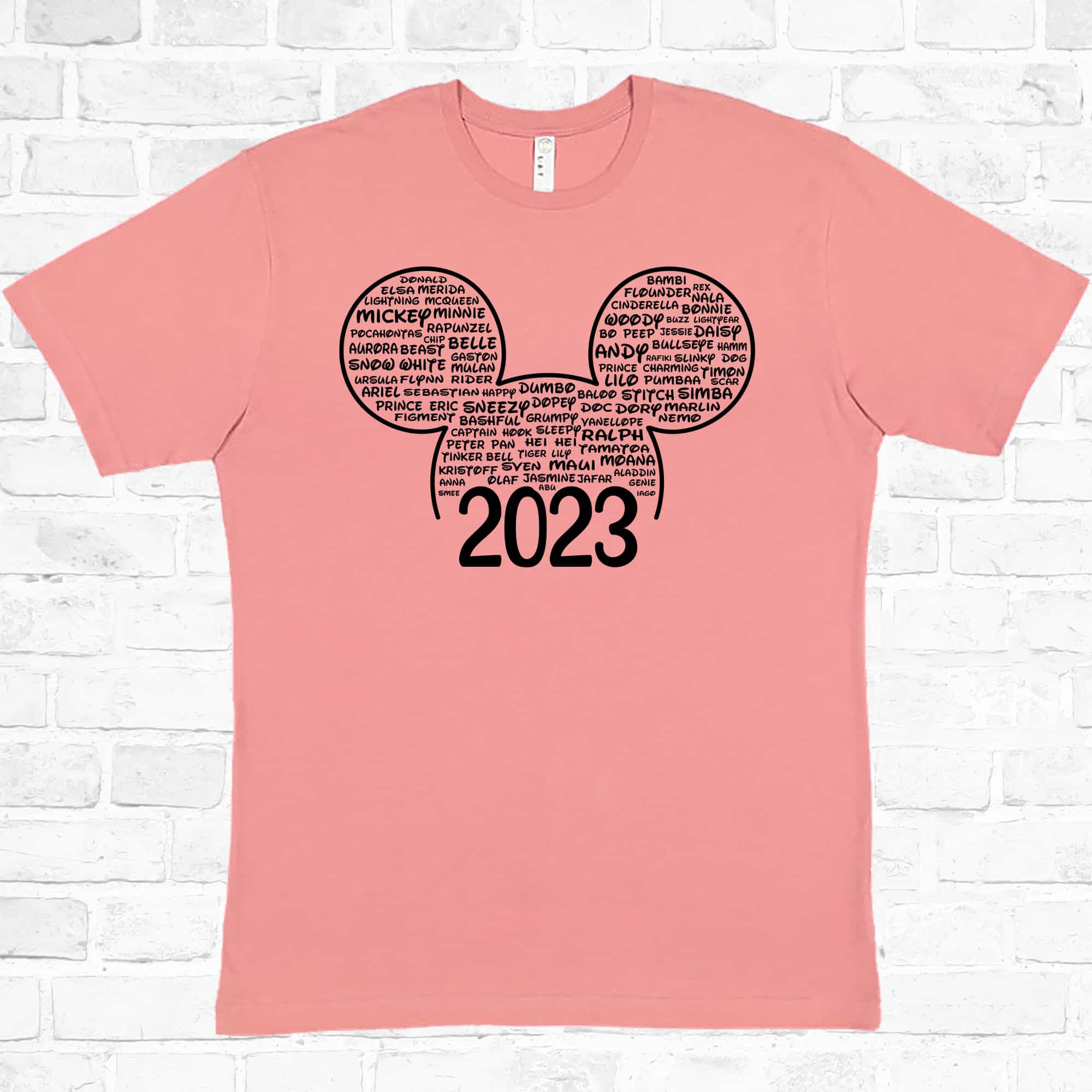 Matching 2023 Custom Disney Family Vacation Personalized Shirts