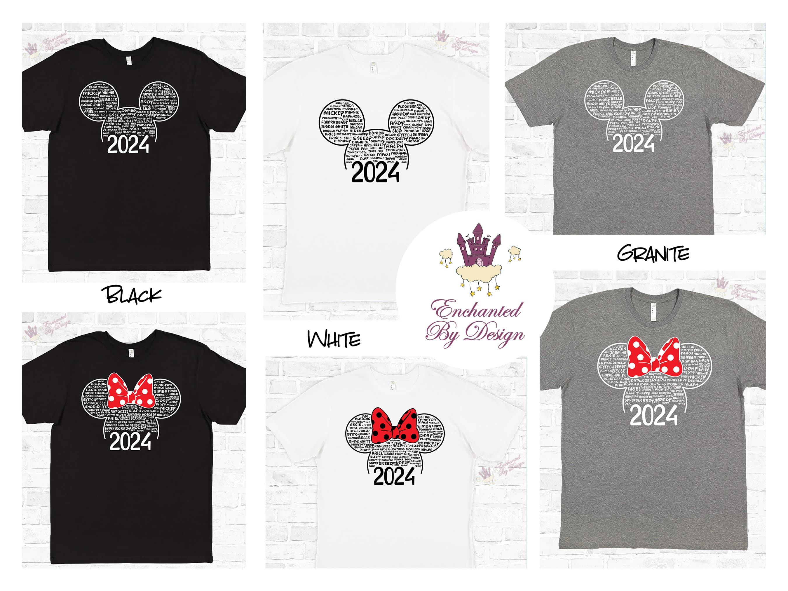 Matching Custom Disney Family Vacation Shirts 2024