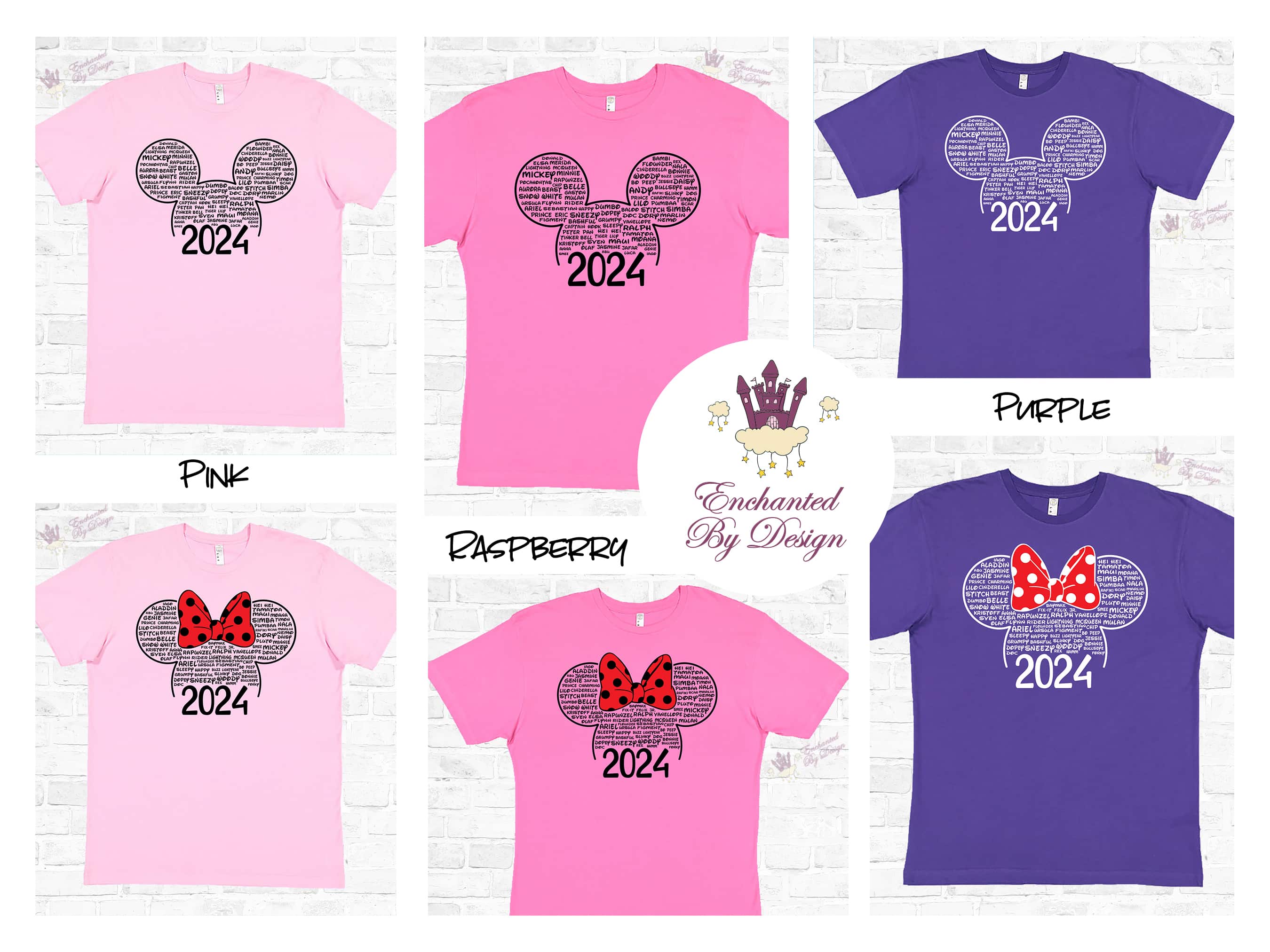 Matching Custom Disney Family Vacation Shirts 2024